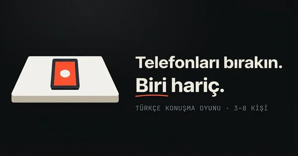 Masada Kal paylaşım görseli: Telefonları bırakın. Biri hariç.